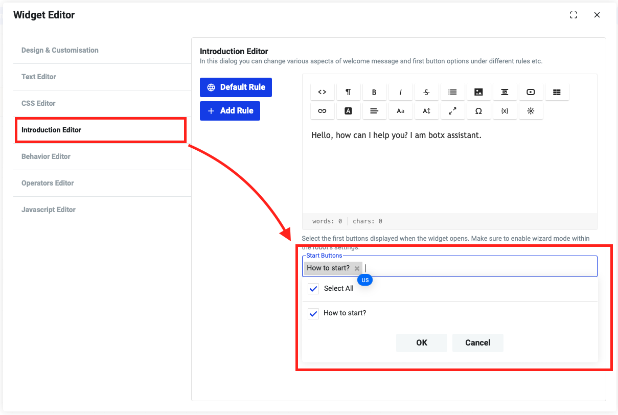 Customizable Input Templates